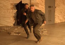 Ryan Gosling and Harrison Ford in Blade Runner 2049